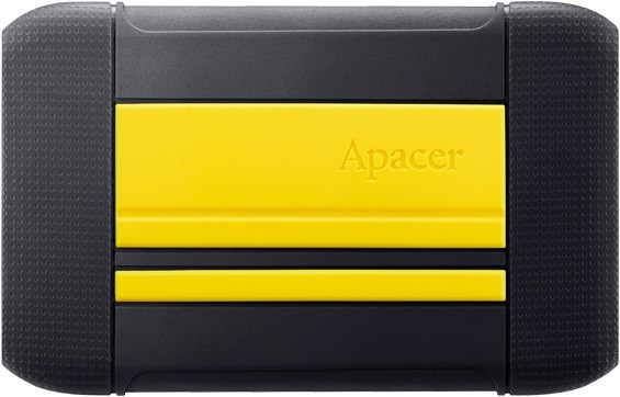 Зовнішній жорсткий диск 1 TB Apacer AC633 2.5" USB 3.2 yellow black (AP1TBAC633Y-1), фото 1
