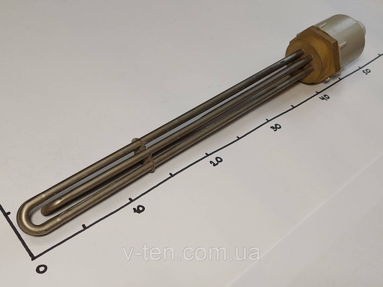 Блок ТЕНів 9000W з різьбою 2" 380V Kawai