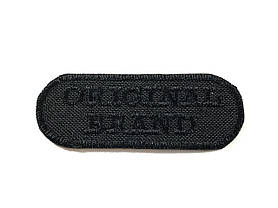 Нашивка Original brand чорно білий 60х22мм, фото 5