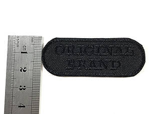 Нашивка Original brand чорно білий 60х22мм, фото 3