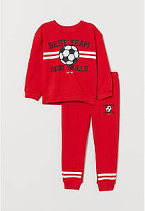 Спортивний костюм світшот і спортивні штани Футбол H&M р. 92см (1,5-2 роки)