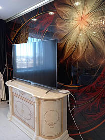 Интерьерное панно - Огненные цветы 2