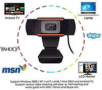 Вебкамера 1080 P для дистанційного навчання та спілкування через Skype