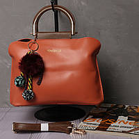 Женская сумка, сумка женская классическая, кросс-боди Оранжевый "Lv"