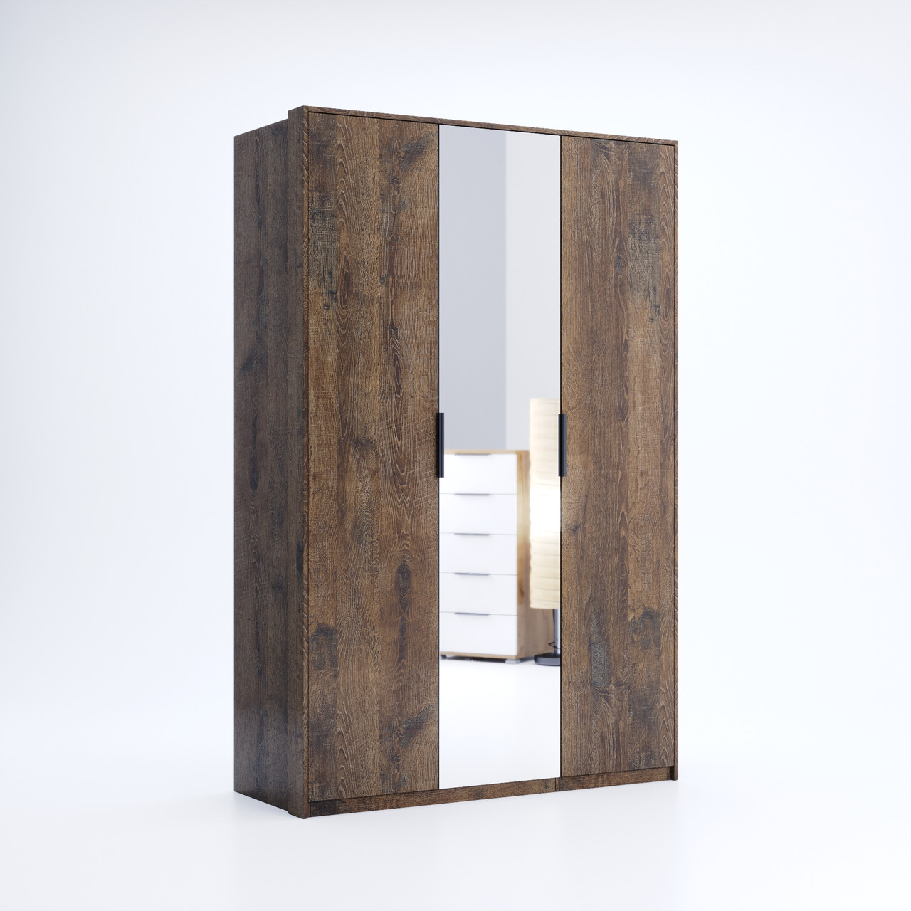 Шаф гардеробний Квадро 3дв 2120 x1378x580