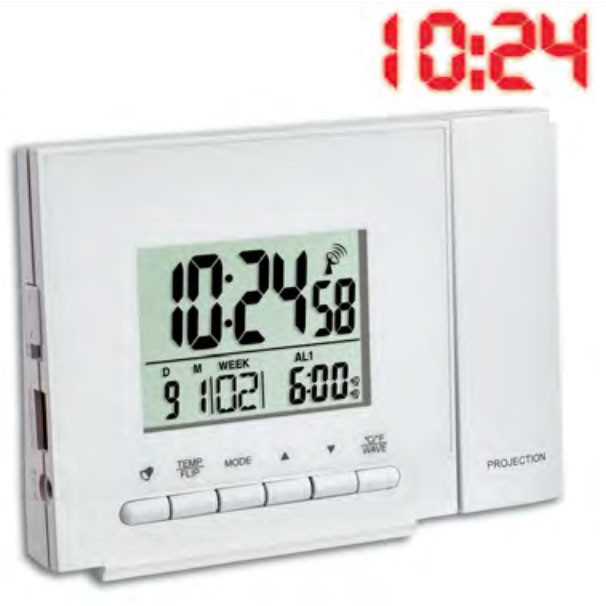 Проекційні годинники. DCF-77 - Tfa 60501302 (60501302), фото 1