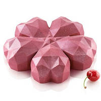 Силиконовая форма для выпечки и муссовых десертов сердце оригами опт