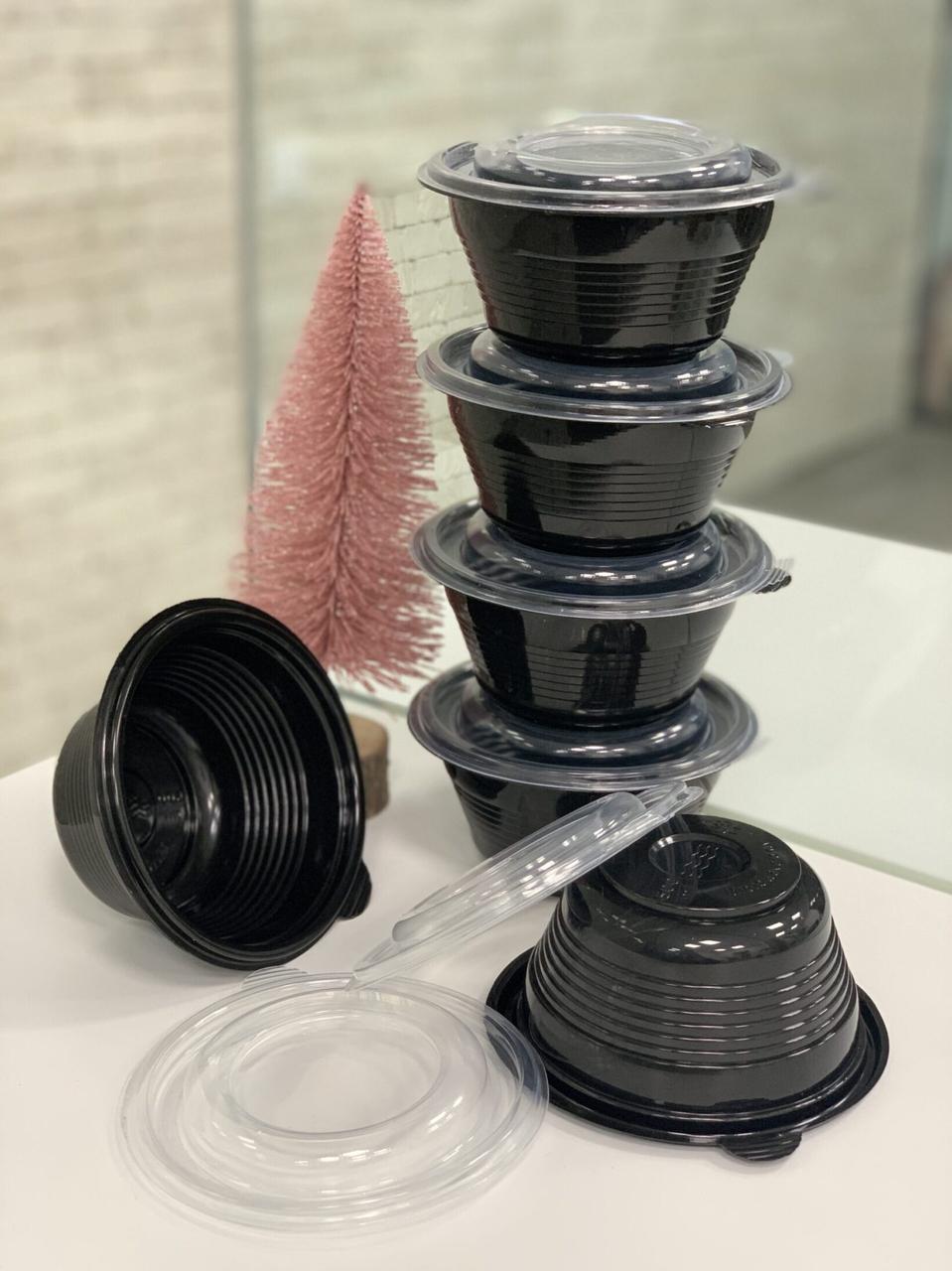 Контейнер РР круглий без кришки, для супу та інших страв 500 мл, фото 1