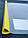 Папка с планкой-прижимом А4 15 мм 2-95 листа Жовтий, фото 2