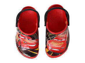 Сабо дитячі миготливі "Тачки" Crocs c4 EUR 19-20 клоги світні Маквін оригінал Крокс