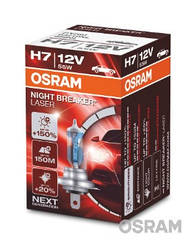 Лампа галогенна H7 12 V 55 W PX26D NIGHT BREAKER ® LASER OSRAM 64210 NL