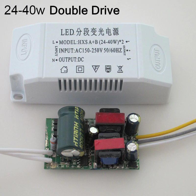 №83 Драйвер Driver 24-40Wx2 DC80-140 230mA Double Drive (1x3pin три режима)