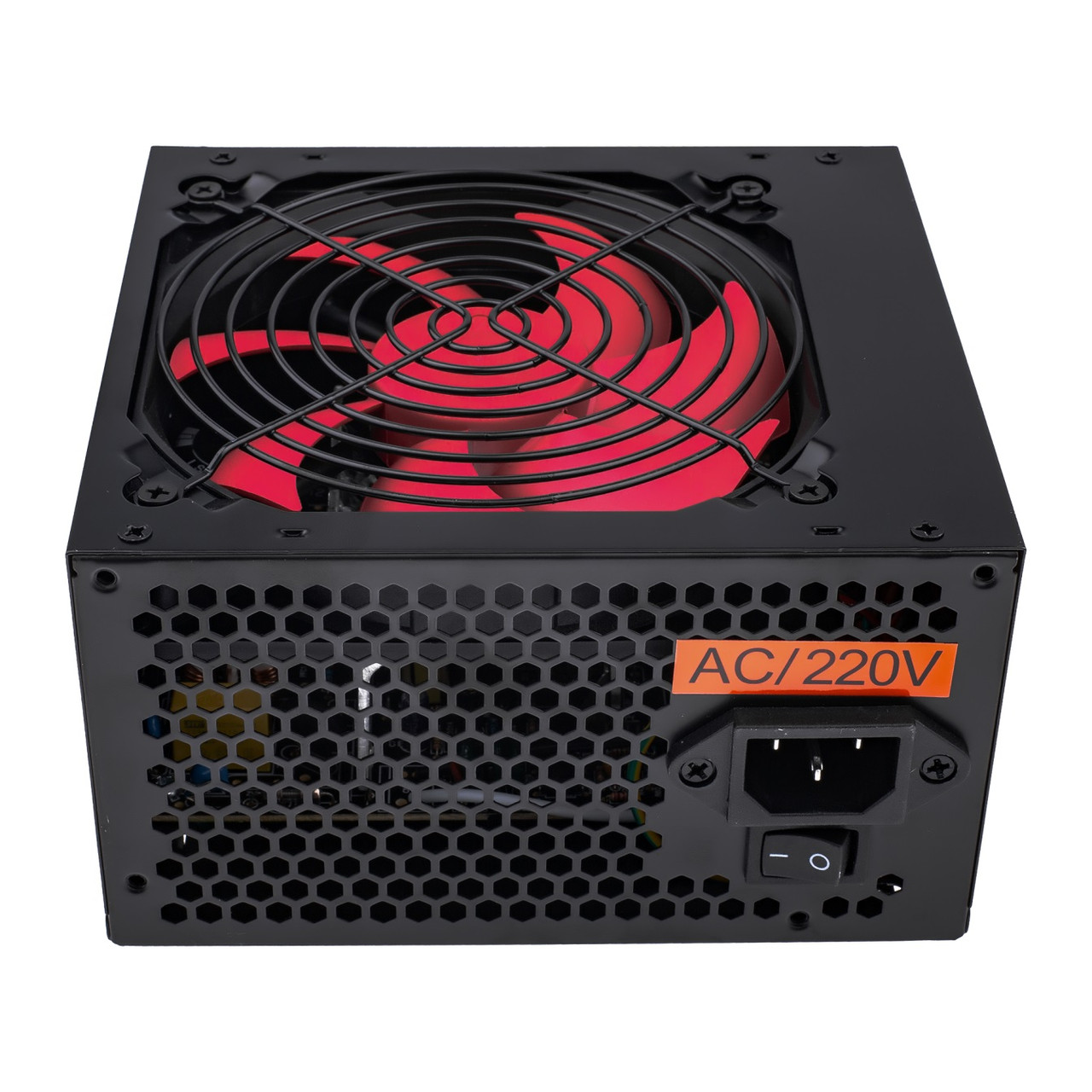 Блок живлення Logicpower ATX-550W, 12 см, 4 SATA, 1x6pin, OEM, Black, без кабелю живлення