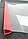 Папка з планкою-притиском А4 10 мм на 2-65 аркуша Червоний, фото 2