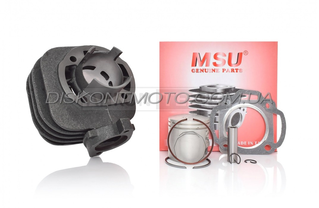 Циліндр поршнева Suzuki Lets 65 (ЛІТС 1/2/3) ZZ Inch Up Spport (d44mm, палець 10) "MSU" (безасист) ТАЙВАНЬ