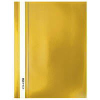 Папка-швидкозшивач з прозорим верхом А4 Economix без перфорації, жовтий Е31511-05