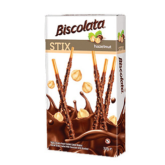 Бісквітні палички Biscolata Stix Лісовий Горіх  32 г.