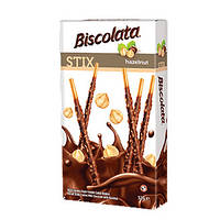Бісквітні палички Biscolata Stix Лісовий Горіх 32 г.