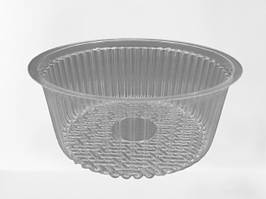 Контейнер одноразовий PS Ø133 мм. h = 57 мм. 500мл. (арт.SL-809) без кришки Кр.0600