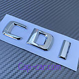 Логотип для Мерседес. CDI. Хром, Плоска., фото 3