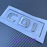 Логотип для Мерседес. CDI. Хром, Плоска., фото 5