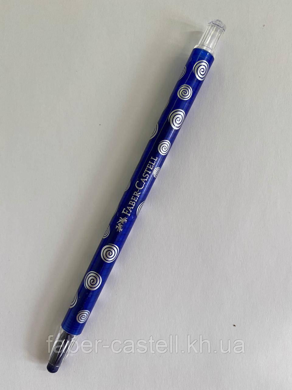 Крейда воскової викручуваної в пластиковому корпусі Faber-Castell колір темно-синій