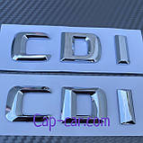 Логотип для Мерседес. CDI. Чорний, об'ємна. 3D., фото 5