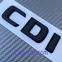 Логотип для Мерседес. CDI. Чорний, плоский.
