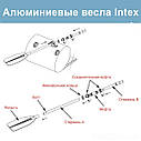 Тримісний надувний човен Intex 68370 Challenger 3 Set, 295 х 137 см, з веслами та насосом, фото 9