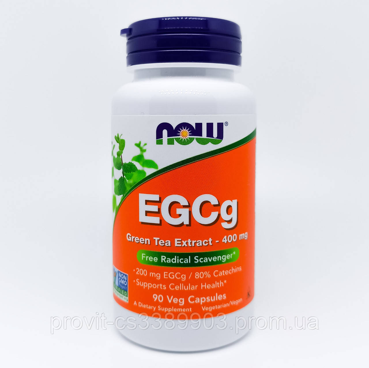 Экстракт зеленого чая Now Foods EGCg Green Tea Extract 400 мг 90 кап ...