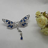Срібна брошка Красуня, фото 3