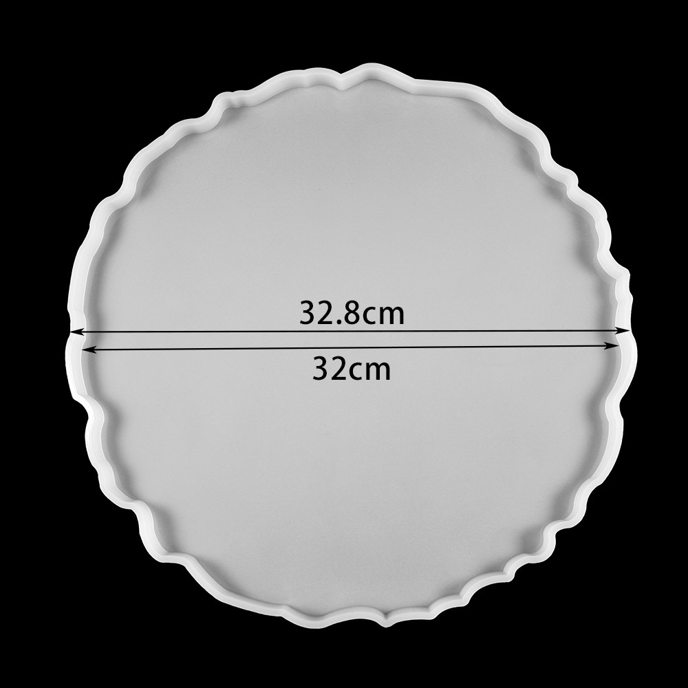 Силіконовий молд, форма, Підставка кругла велика, фото 1