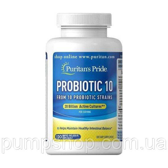 Пробіотик ацидофільний з пектином Puritan's Pride Probiotic Acidophilus with Pectin 100 капс.