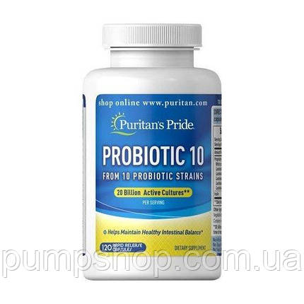 Пробіотик ацидофільний з пектином Puritan's Pride Probiotic Acidophilus with Pectin 100 капс., фото 2