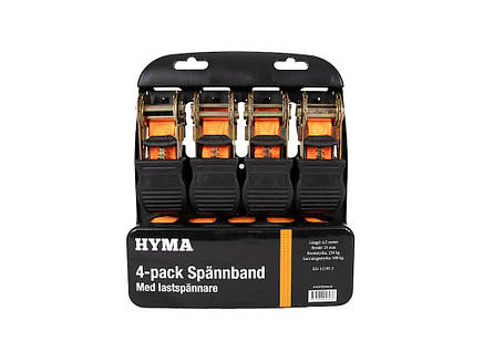 Стяжка вантажу 250/500 кг 4,5 метра Комплект 4 шт HYMA, фото 3