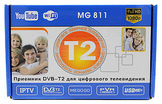 Цифровий Тюнер Т2 DV3 - Megogo MG811 (пластик)