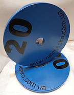 Млинець Сталевий 360 мм, 20 кг синій, фото 7