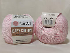 YarnArt Cotton Baby 410 світло-рожевий