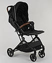 Коляска прогулянкова дитяча JOY C-3003 футкавер, знімний бампер, телескопічна ручка для перевезення, фото 2