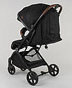Коляска прогулянкова дитяча JOY C-3003 футкавер, знімний бампер, телескопічна ручка для перевезення, фото 3