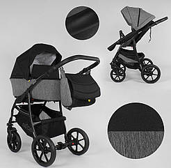Дитяча коляска 2 в 1 Expander ELITE ELT-80508 колір Carbon, тканина з водовідштовхувальним просоченням