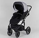 Дитяча коляска 2 в 1 Expander EXEO EX-21002 колір Silver, тканина з водовідштовхувальним просоченням, фото 4