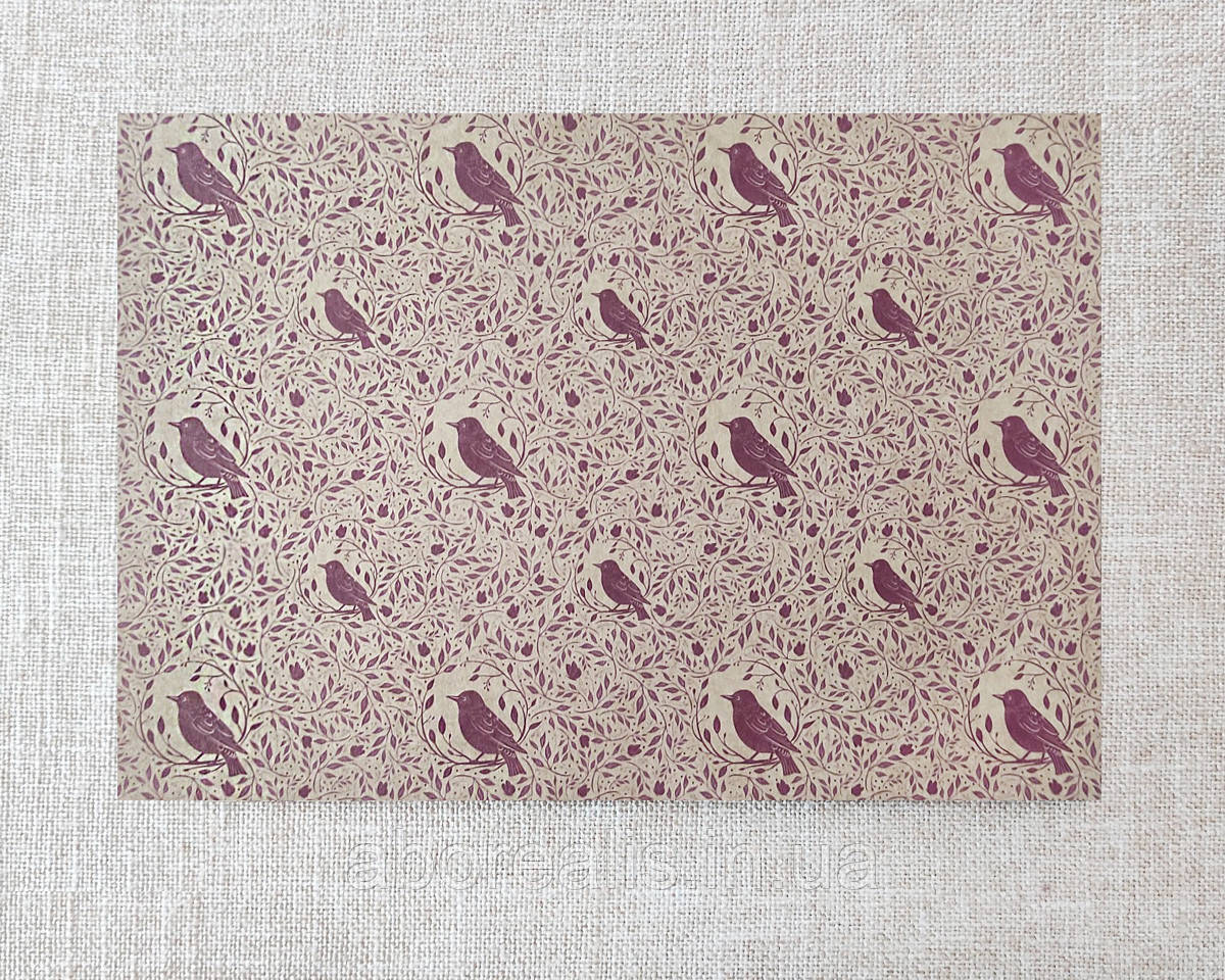 Дизайнерський картон. Крафт А4. 1 шт, фото 1