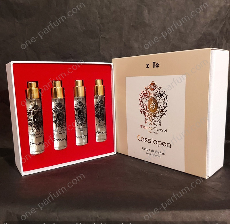 Набір парфумерії подарунковий Tiziana Terenzi Cassiopea (Тізіана Терензі Касіопея), 4 х 11 мл