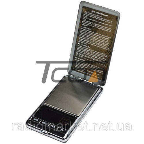 Електронні ювелірні кишенькові ваги KD02 (500g±0.1)