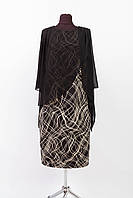 Женское нарядное платье Korakor большие размеры черное