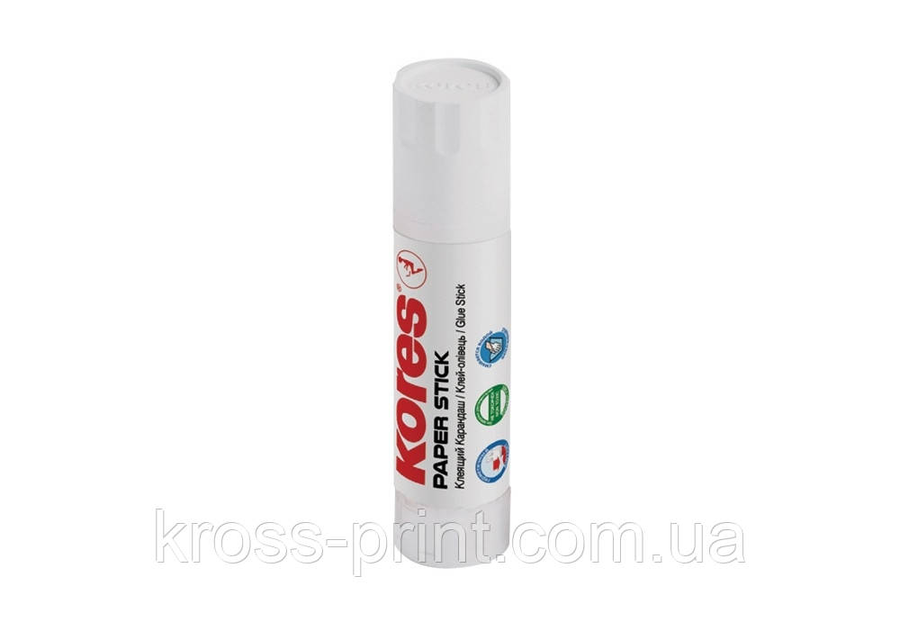 Клей-олівець Paper Stick Kores, PVP основа, 10 г
