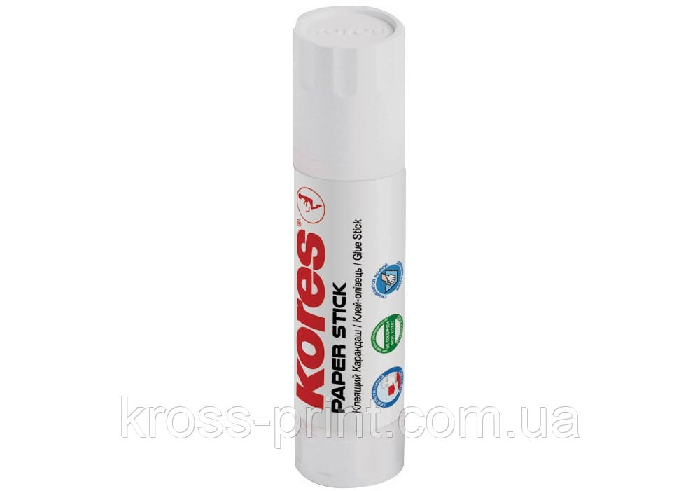 Клей-олівець Paper Stick Kores, PVP основа, 20 г