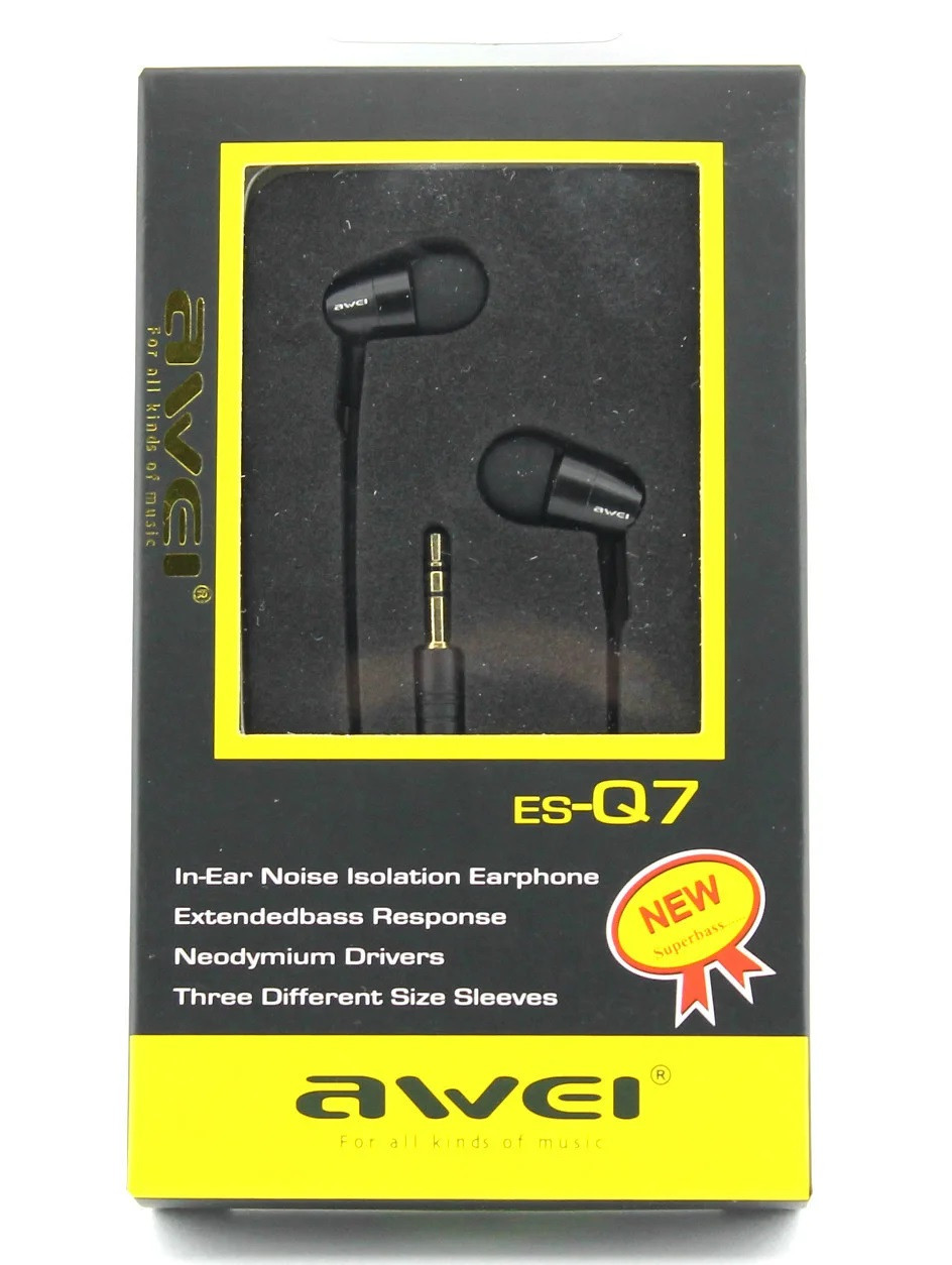 Навушники вакуумні MDR Q7 AWEI  (дропшиппінг)