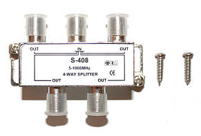 Розгалужувач на 4 телевізори S-408